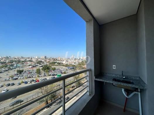 VARANDA GOURMET de Apartamento para alugar, Padrão com 42 m², 1 quarto e 1 vaga em Jardim Três Marias - São Bernardo do Campo