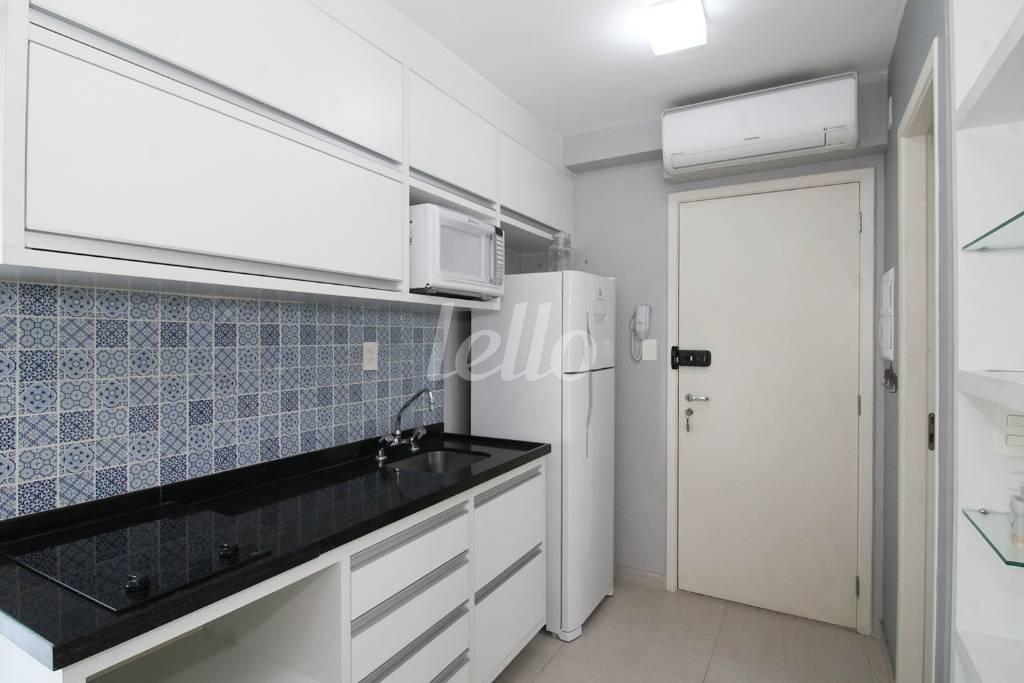 COZINHA de Apartamento para alugar, Studio com 31 m², 1 quarto e 1 vaga em Jardim Paulista - São Paulo