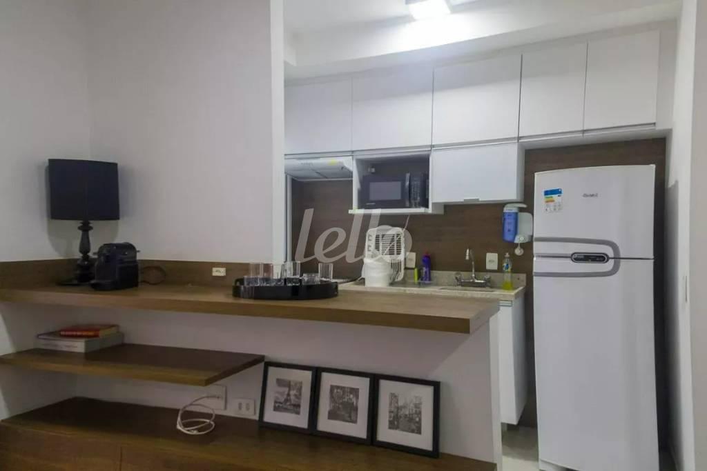 COZINHA de Apartamento para alugar, Padrão com 54 m², 1 quarto e 1 vaga em Itaim Bibi - São Paulo