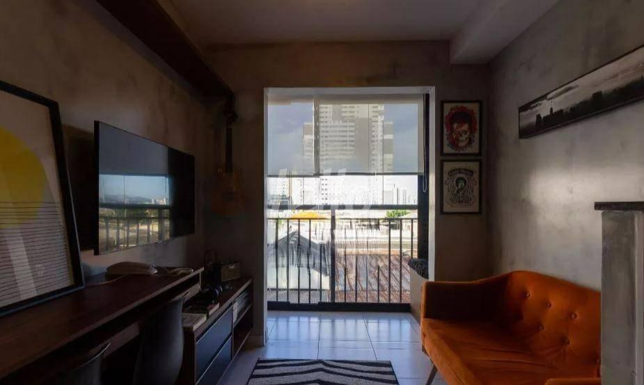 SALA de Apartamento para alugar, Studio com 32 m², 1 quarto e em Água Branca - São Paulo