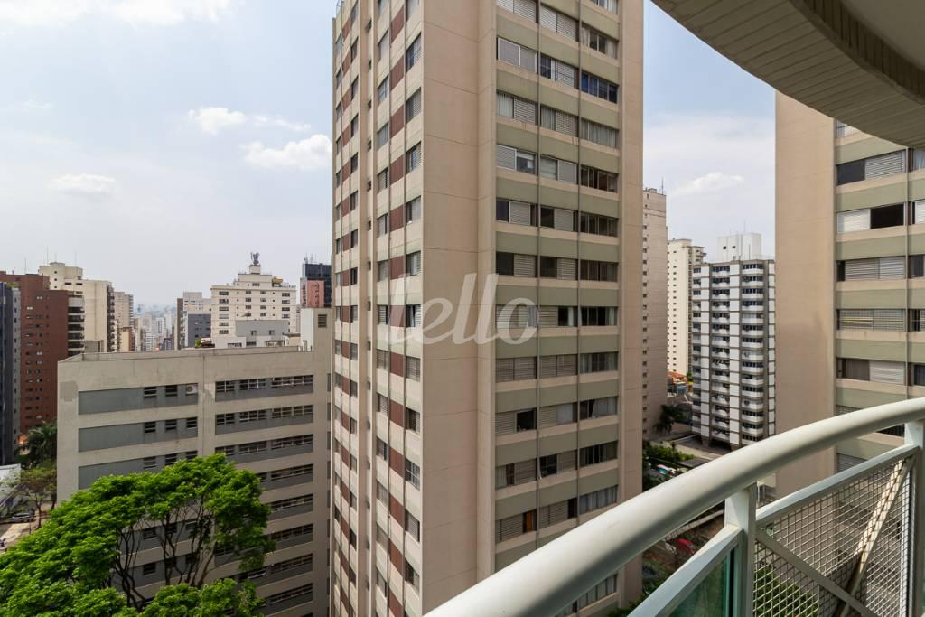 VARANDA de Apartamento para alugar, Padrão com 31 m², 1 quarto e 1 vaga em Perdizes - São Paulo