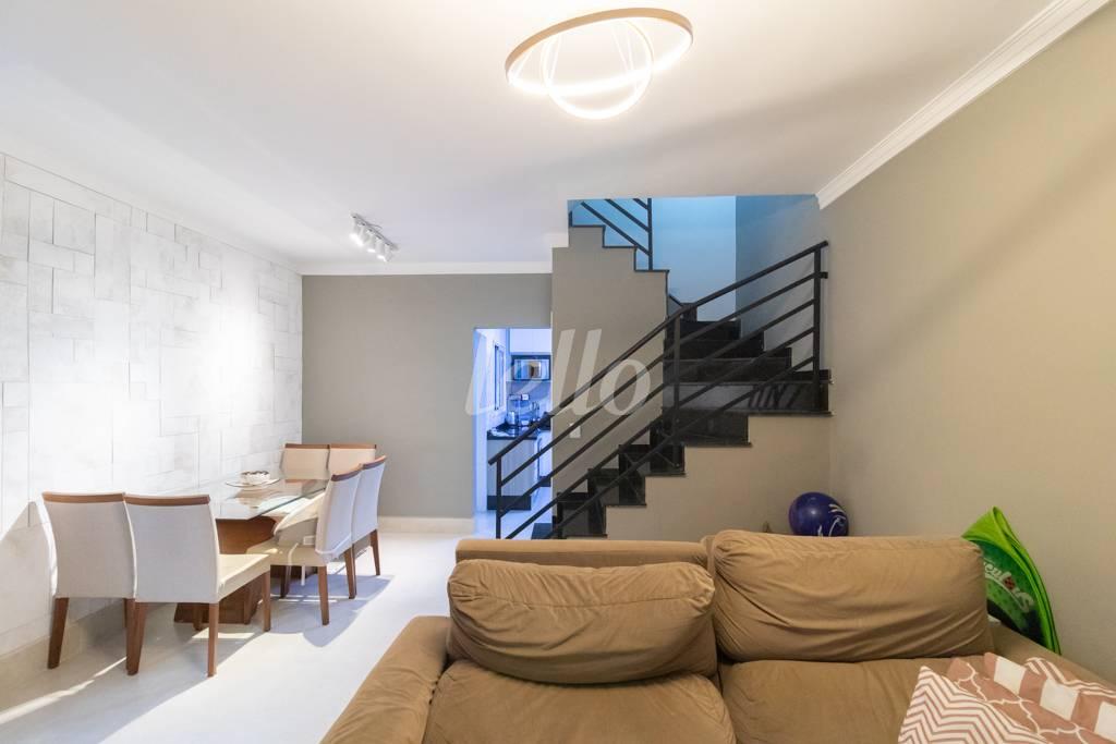 SALA de Casa à venda, em condomínio - sobrado com 103 m², 2 quartos e 2 vagas em Vila Libanesa - São Paulo