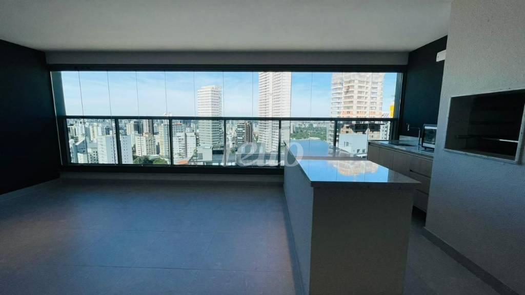 VARANDA GOURMET de Apartamento para alugar, Padrão com 110 m², 2 quartos e 2 vagas em Sumarezinho - São Paulo