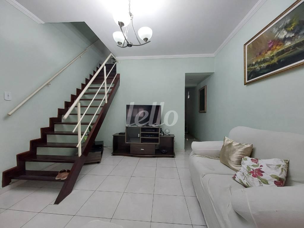 SALA ESTAR de Casa à venda, sobrado com 92 m², 2 quartos e 1 vaga em Vila Mazzei - São Paulo