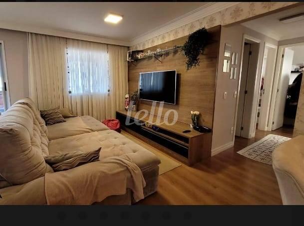 SALA DE TV de Apartamento à venda, Padrão com 115 m², 3 quartos e 2 vagas em Vila Valparaíso - Santo André