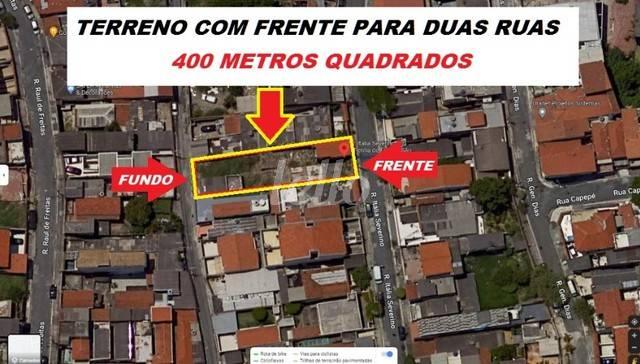 1 de Área / Terreno à venda, Padrão com 400 m², e em Penha de França - São Paulo
