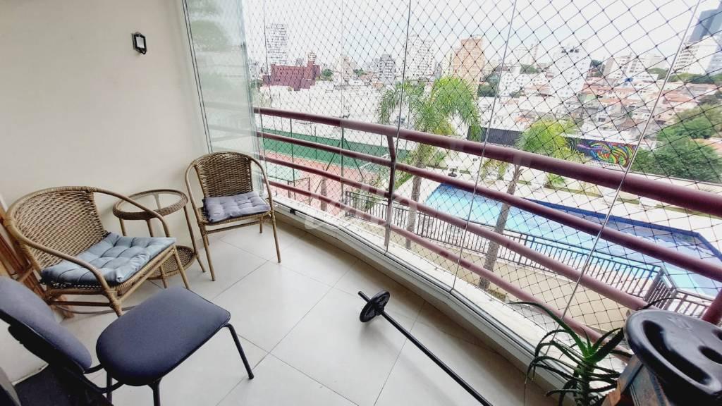 VARANDA de Apartamento à venda, Padrão com 108 m², 3 quartos e 2 vagas em Vila Monumento - São Paulo
