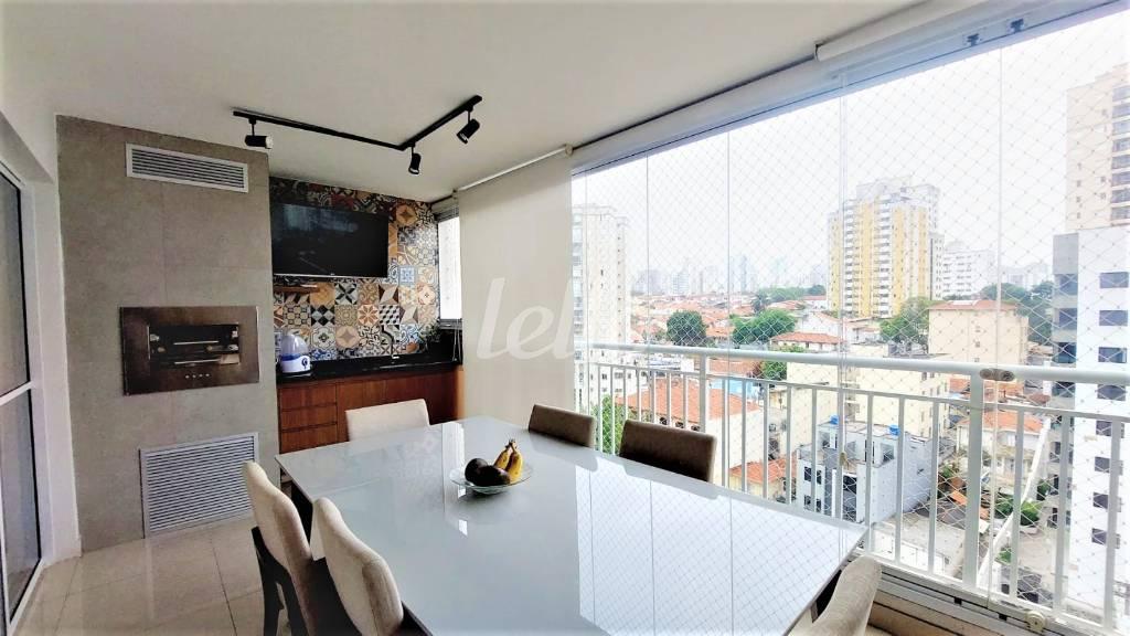 TERRAÇO de Apartamento à venda, Padrão com 83 m², 3 quartos e 2 vagas em Chácara Inglesa - São Paulo