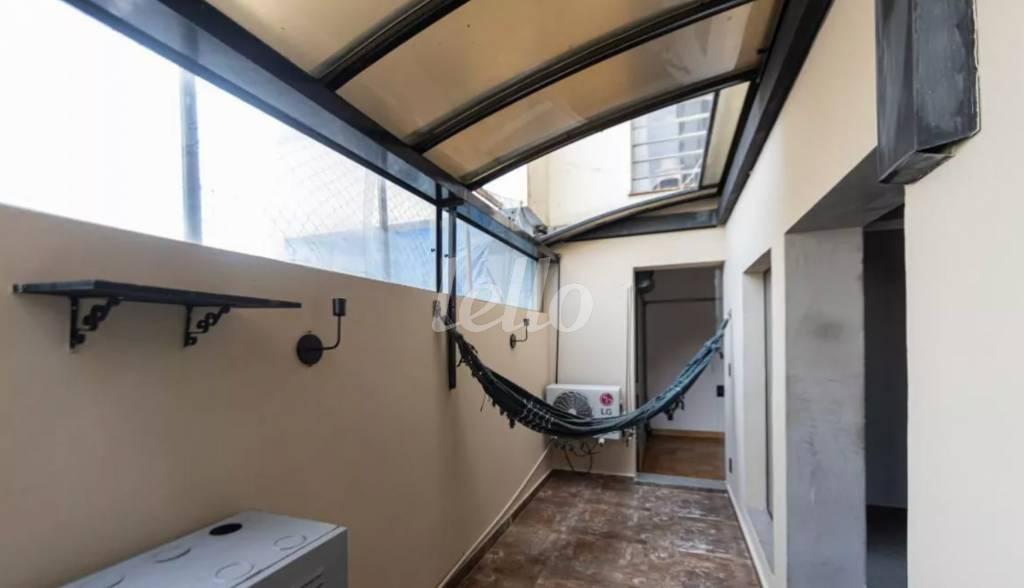 ÁREA EXTERNA de Apartamento à venda, Padrão com 55 m², 1 quarto e em Brás - São Paulo