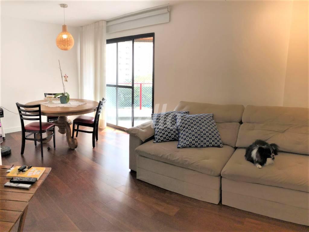 LIVING de Apartamento à venda, Padrão com 83 m², 2 quartos e 1 vaga em Vila Mascote - São Paulo
