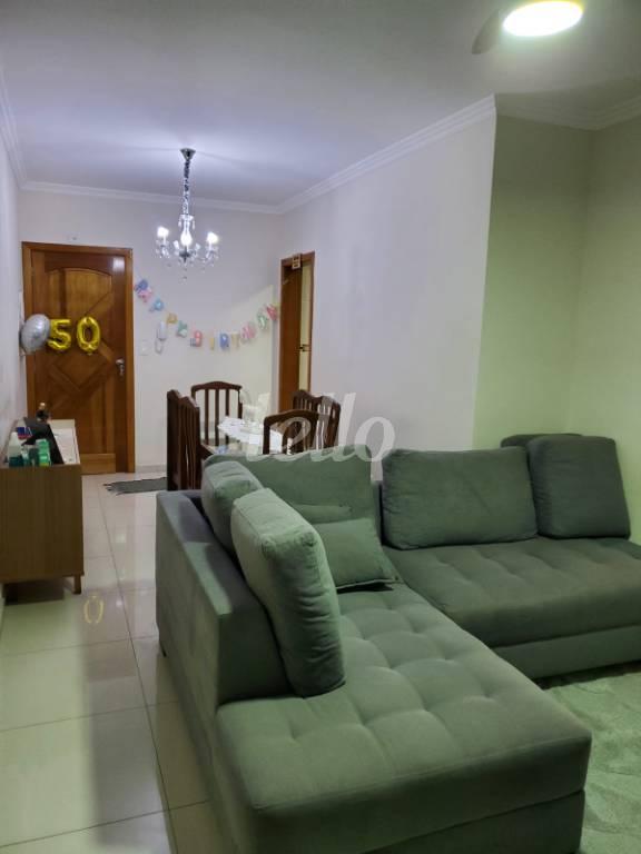 SALA DE ESTAR de Apartamento à venda, cobertura - Padrão com 150 m², 3 quartos e 1 vaga em Vila Humaita - Santo André