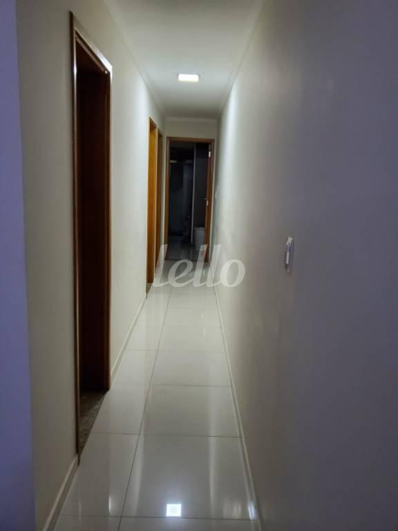 CORREDOR de Apartamento à venda, cobertura - Padrão com 150 m², 3 quartos e 1 vaga em Vila Humaita - Santo André