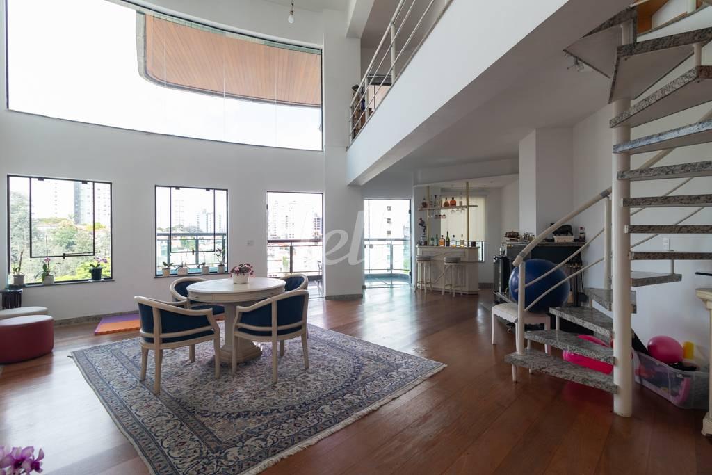 SALA de Apartamento à venda, Duplex com 329 m², 4 quartos e 6 vagas em Parque da Mooca - São Paulo