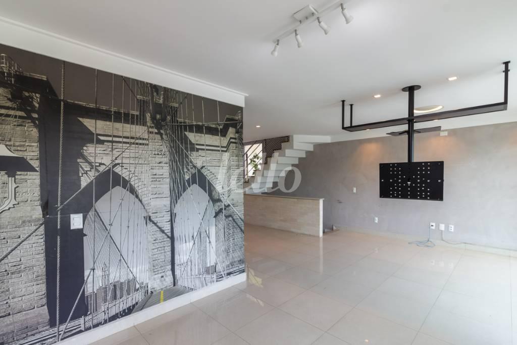 SALA 1 de Casa à venda, em condomínio - sobrado com 300 m², 3 quartos e 2 vagas em Brooklin Paulista - São Paulo