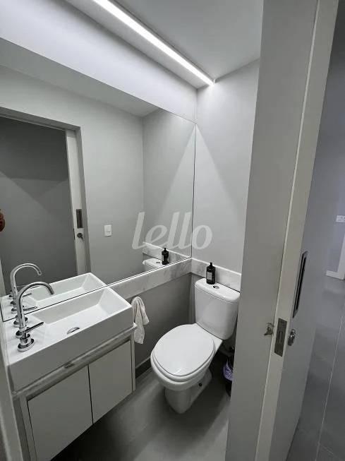 LAVABO de Apartamento à venda, Padrão com 56 m², 1 quarto e 1 vaga em Vila Olímpia - São Paulo