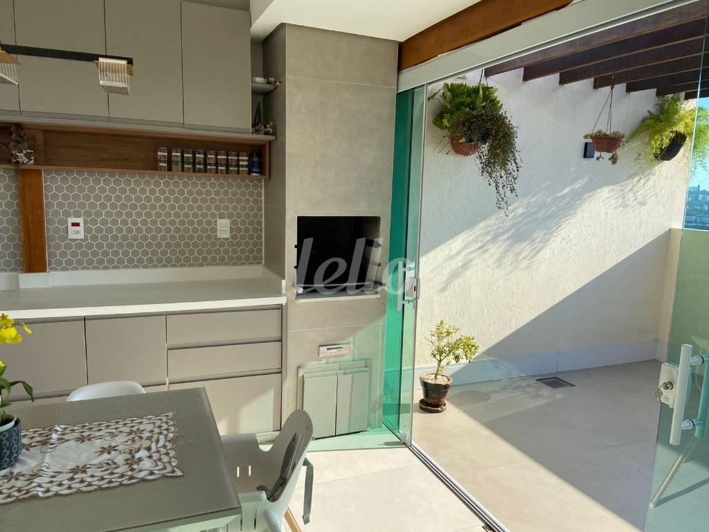 COZINHA de Apartamento à venda, cobertura - Padrão com 89 m², 2 quartos e 1 vaga em Vila Gilda - Santo André