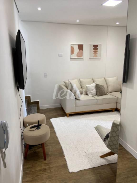 SALA de Apartamento à venda, cobertura - Padrão com 89 m², 2 quartos e 1 vaga em Vila Gilda - Santo André