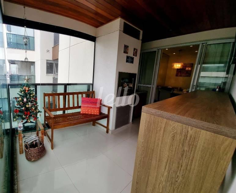VARANDA GOURMET de Apartamento à venda, Padrão com 82 m², 2 quartos e 2 vagas em Jardim Caravelas - São Paulo
