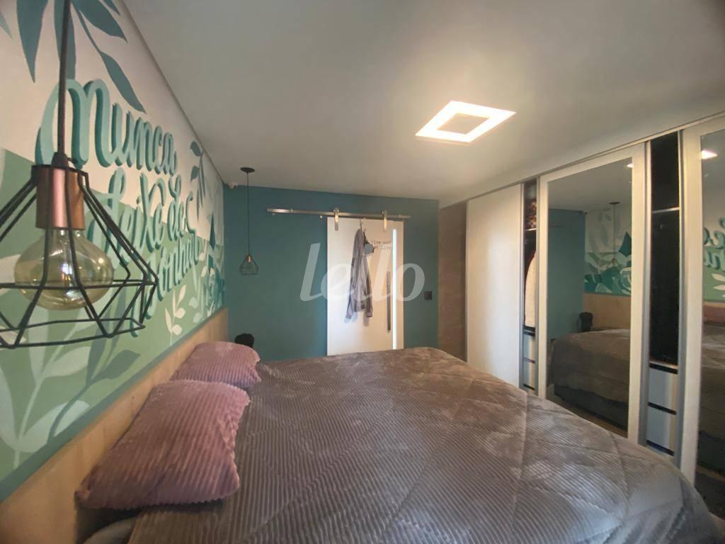 SUÍTE de Apartamento à venda, Padrão com 90 m², 2 quartos e 2 vagas em Jardim Bela Vista - Santo André