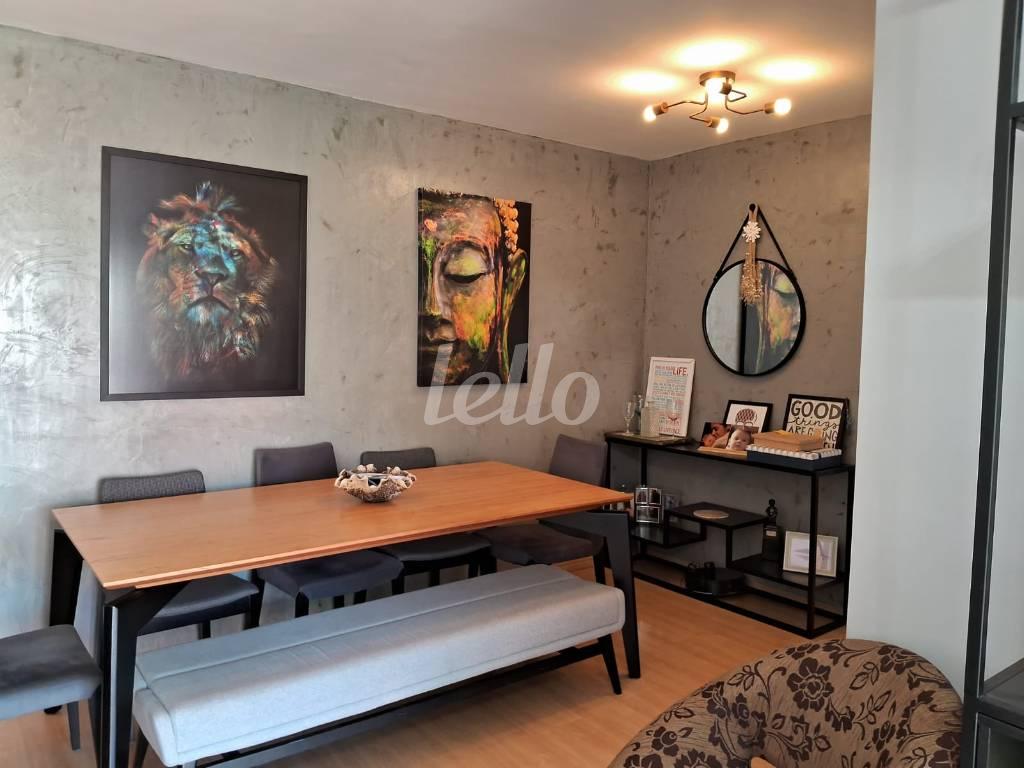SALA de Apartamento à venda, Padrão com 102 m², 3 quartos e 3 vagas em Vila Bastos - Santo André