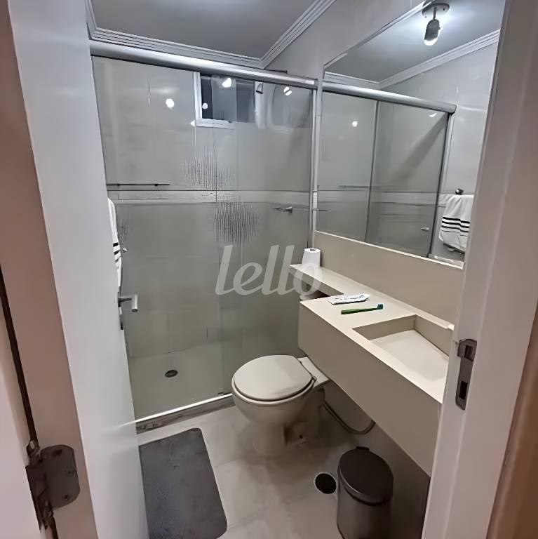 BANHEIRO SOCIAL de Apartamento à venda, Padrão com 58 m², 2 quartos e 1 vaga em Vila Mariana - São Paulo