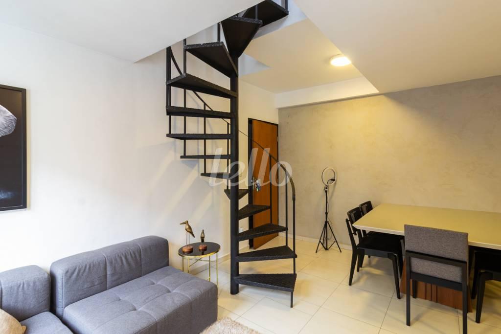 SALA1 de Apartamento à venda, Duplex com 100 m², 2 quartos e 1 vaga em Campo Belo - São Paulo