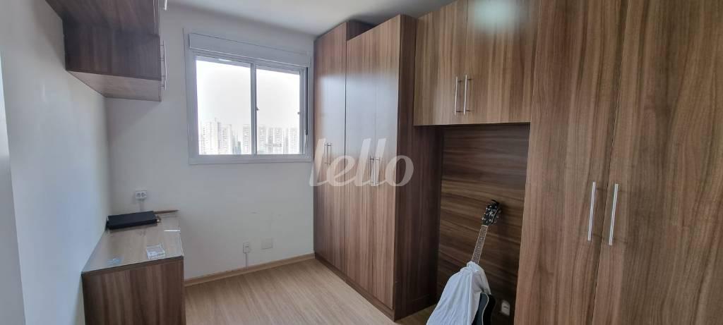 DORMITÓRIO de Apartamento à venda, Padrão com 57 m², 2 quartos e 1 vaga em Brás - São Paulo