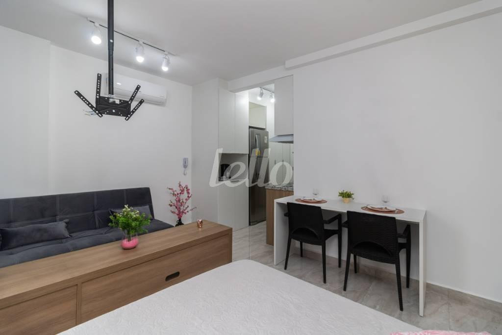 STUDIO de Apartamento para alugar, Padrão com 31 m², 1 quarto e 1 vaga em Santana - São Paulo