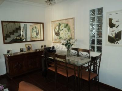SALA 2 AMBIENTES de Casa à venda, sobrado com 220 m², 3 quartos e 2 vagas em Tatuapé - São Paulo