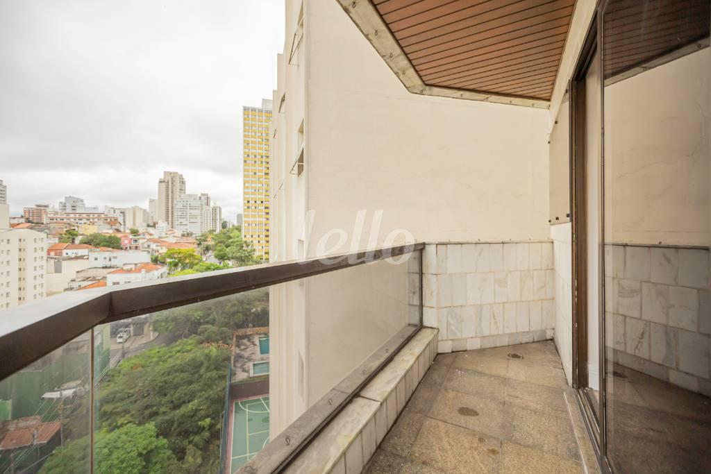 SACADA de Apartamento para alugar, Padrão com 180 m², 2 quartos e 2 vagas em Perdizes - São Paulo