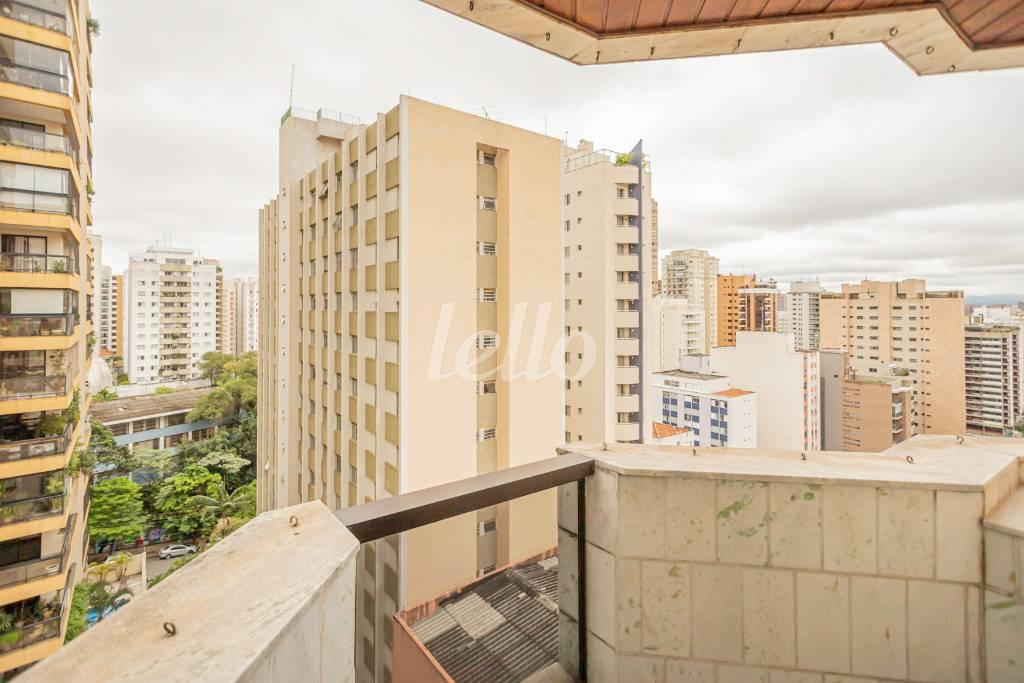 SACADA de Apartamento para alugar, Padrão com 180 m², 2 quartos e 2 vagas em Perdizes - São Paulo
