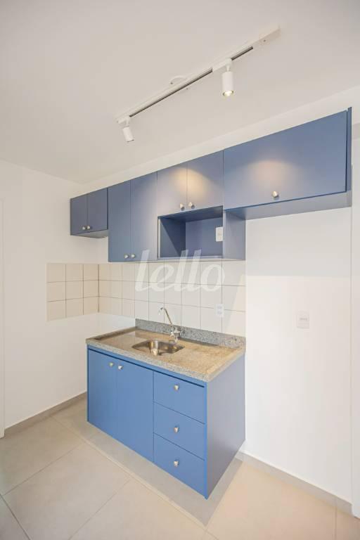 COZINHA de Apartamento para alugar, Padrão com 25 m², 1 quarto e em Vila Buarque - São Paulo
