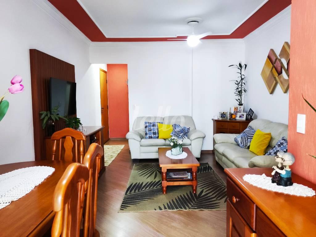 SALA de Apartamento à venda, Padrão com 75 m², 3 quartos e 1 vaga em Tatuapé - São Paulo