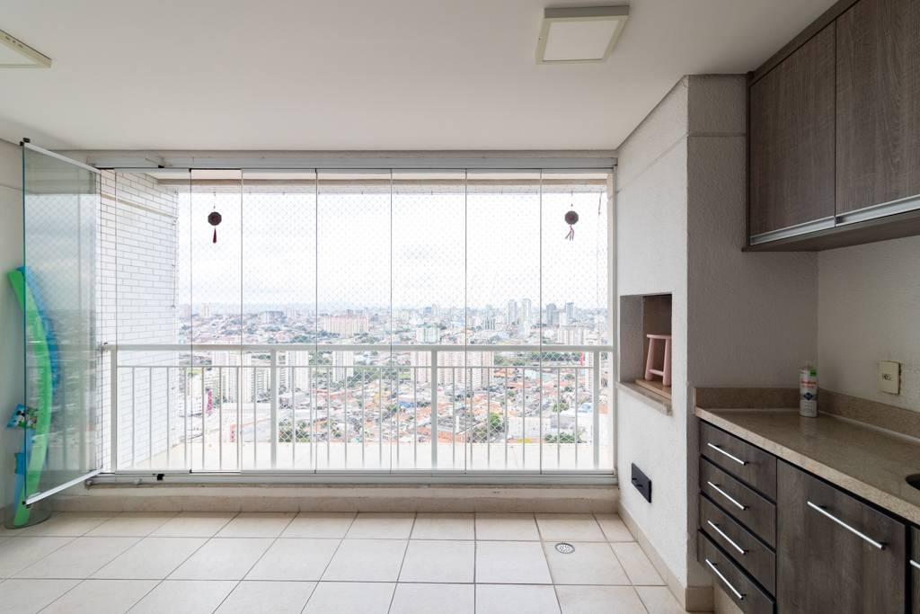VARANDA de Apartamento à venda, Padrão com 106 m², 3 quartos e 2 vagas em Chácara Califórnia - São Paulo