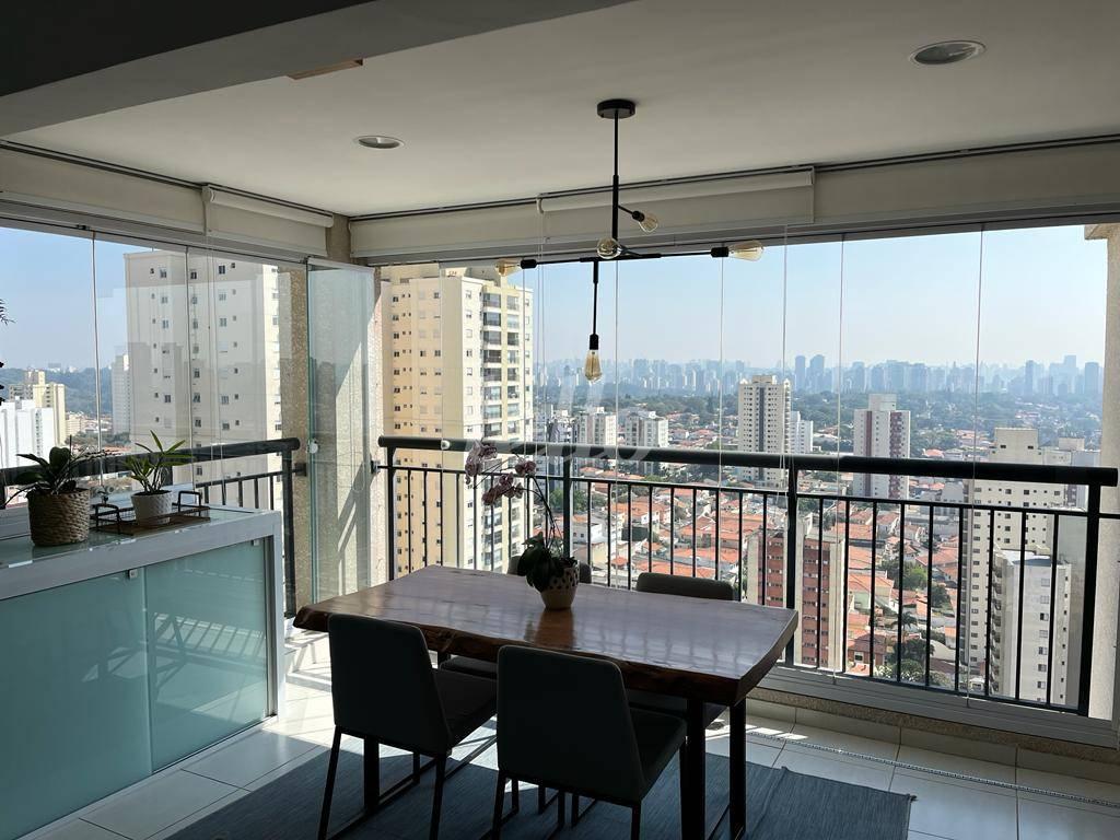 VARANDA GOURMET de Apartamento à venda, Padrão com 86 m², 2 quartos e 2 vagas em Jardim Brasil - Zona Sul - São Paulo