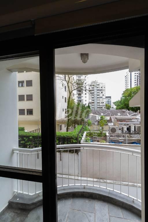 SACADA de Apartamento para alugar, Padrão com 60 m², 1 quarto e 1 vaga em Jardim Paulista - São Paulo