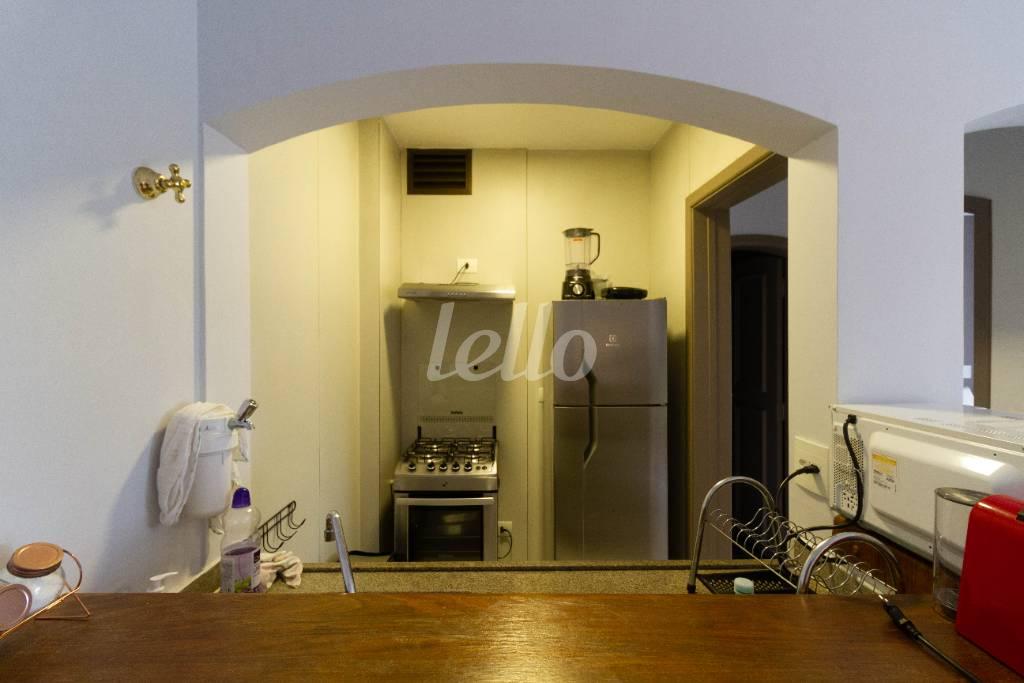 COZINHA de Apartamento para alugar, Padrão com 60 m², 1 quarto e 1 vaga em Jardim Paulista - São Paulo