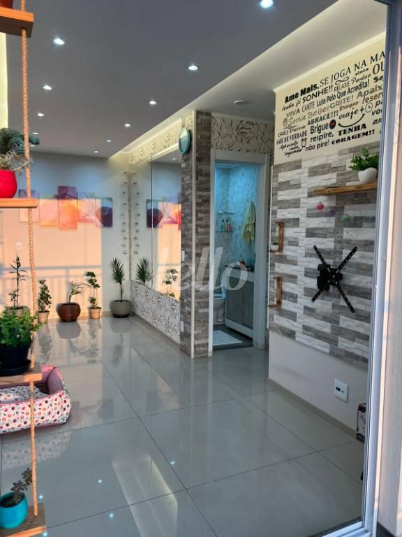 SALA de Apartamento à venda, Padrão com 59 m², 2 quartos e 1 vaga em Cambuci - São Paulo