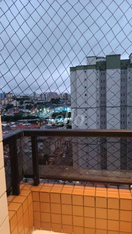 VARANDA de Apartamento à venda, Padrão com 82 m², 3 quartos e 1 vaga em Vila Scarpelli - Santo André