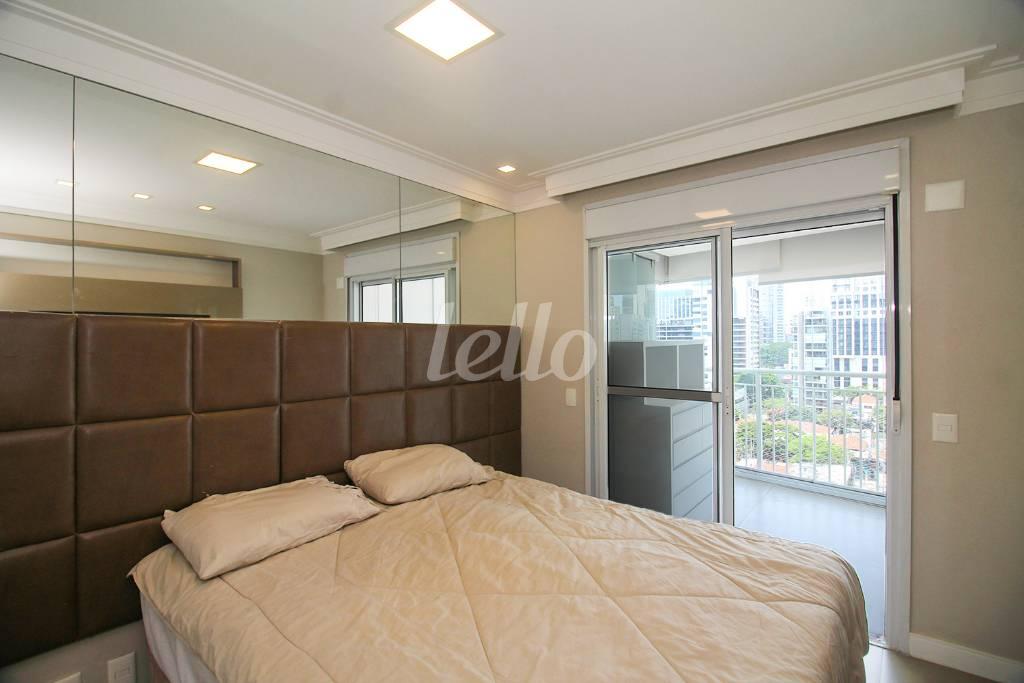 SUÍTE de Apartamento para alugar, Padrão com 84 m², 2 quartos e 1 vaga em Itaim Bibi - São Paulo