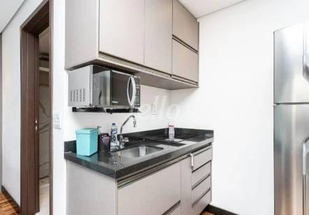 COZINHA de Apartamento à venda, Studio com 30 m², 1 quarto e 1 vaga em Pinheiros - São Paulo