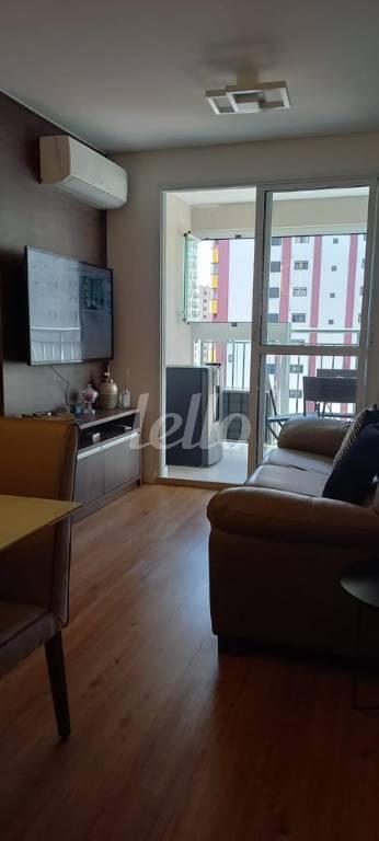 SALA de Apartamento à venda, Padrão com 50 m², 2 quartos e 1 vaga em Tatuapé - São Paulo