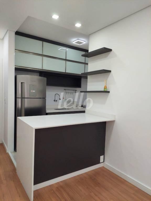 COZINHA AMERICANA de Apartamento à venda, Padrão com 50 m², 2 quartos e 1 vaga em Vila Moreira - São Paulo