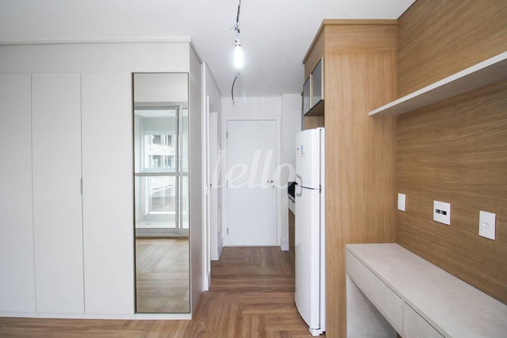 COZINHA de Apartamento para alugar, Padrão com 25 m², 1 quarto e em Vila Clementino - São Paulo