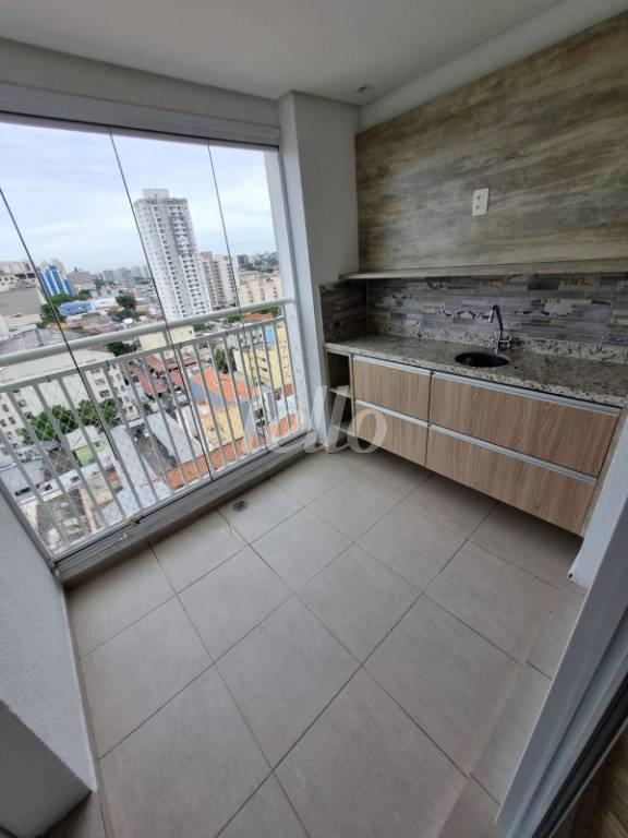 VARANDA de Apartamento à venda, cobertura - Padrão com 136 m², 2 quartos e 2 vagas em Centro - São Caetano do Sul