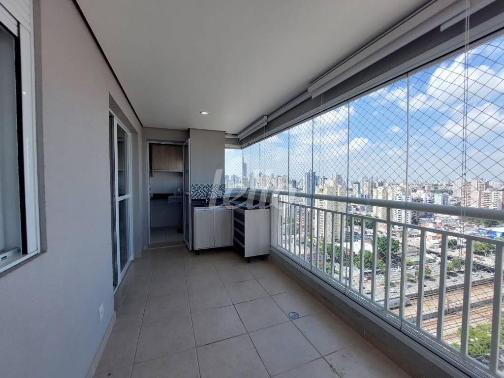 VARANDA GOURMET de Apartamento à venda, Padrão com 80 m², 2 quartos e 2 vagas em Tatuapé - São Paulo