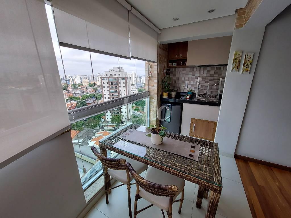 VARANDA GOURMET de Apartamento à venda, Padrão com 141 m², 4 quartos e 3 vagas em Vila Monumento - São Paulo