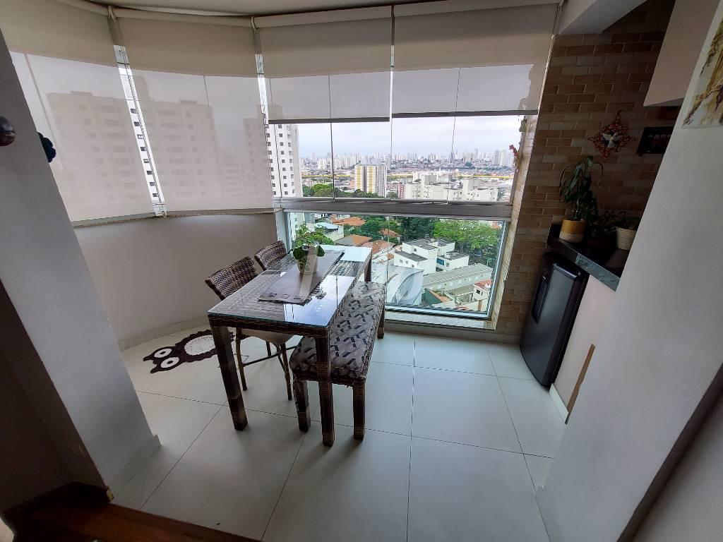 VARANDA GOURMET de Apartamento à venda, Padrão com 141 m², 4 quartos e 3 vagas em Vila Monumento - São Paulo