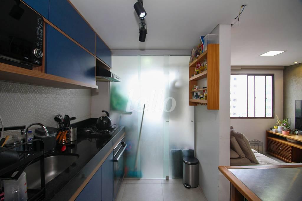 COZINHA de Apartamento para alugar, Padrão com 51 m², 2 quartos e 1 vaga em Brás - São Paulo