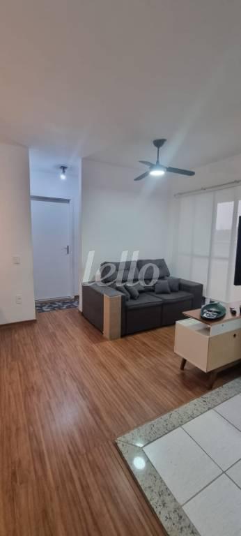 SALA de Apartamento à venda, Padrão com 50 m², 2 quartos e 1 vaga em Vila Metalúrgica - Santo André